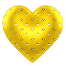 Monica Michielin Alfabetos Yellow Hearts Polka Dots Alphabet Numbers And Icons Png Yellow Heart Colorful Heart Heart Pictures