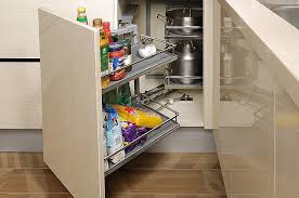 If you have tiny kitchen space and yet you want to beautify it, then this is a smart design. Kitchen Cabinets Cupboards Storage Organization Solutions Oppein Home