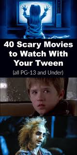 Teens and horror movies go together like peanut butter and jelly. 40 Scary Movies To Watch With Your Tween This Halloween Pg 13 Below Scary Movies To Watch Halloween Movie Night Scary Movies For Tweens