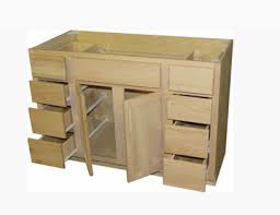Check spelling or type a new query. Quality One Woodwork Vdb4821 O 48 X 21 X 34 1 2 Inch Unfinished Oak 2 Door 8 Drawer Vanity Base Cabinet At Sutherlands