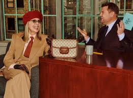Gucci aviator sunglasses in acetate and metal frames. Gucci Ladt Zur Fake Talkshow Mit Diane Keaton James Cordon Und Harry Styles Vogue Germany