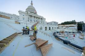 Capitol dome towers above the roman columns and manicured gardens of this iconic heart of american government. Architect Of The Capitol Uscapitol Twitter