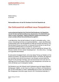 Das rahmenabkommen der schweiz und der eu zwingt die parteien, sich zu positionieren. G3suu5cehbg Pm