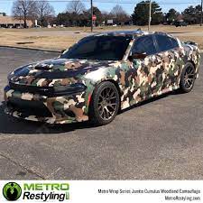 Jumbo Cumulus Woodland Camouflage Metro Wrap Metro Restyling Car Car Wrap Design Camo Wraps