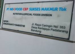 Lowongan Pt Indofood Cbp Sukses Makmur Div Nsf Bagian Teknisi Korankompi Padalarang, provinsi jawa barat, indonesia. lowongan pt indofood cbp sukses makmur