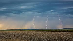 As the storm moves over the ground, the strong negative charge in the cloud attracts positive charges in the ground. A Spike In Arctic Lightning Strikes May Be Linked To Climate Change Science News