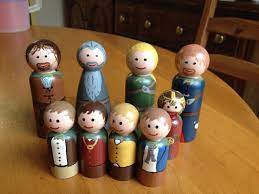 Finished Project So Much Fun To Make Lotr Peg People Peg Dolls Peg People Diy Doll