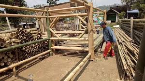 Saung modern untuk taman rumah blog. Cara Buat Rangka Gazebo Bambu Cek Bahan Bangunan