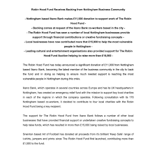 Uncover why ikano bank is the best company for you. We Re Delighted To Start The Week By The Robin Hood Fund Facebook