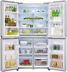 Lg Gmm916nshv Frigorifico Side By Side Gmm916nshv Con 4 Puertas 2138 07 Amazon Es Grandes Electrodomesticos Ahorradores De Espacio De Cocina Frigorificos