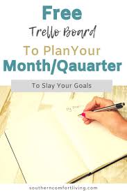 Use This Trello Board To Plan Your Month And Quarter The Ultimate Strategy To Plan And Achieve Your Goals How To Plan Small Business Blog Goal Setting Life