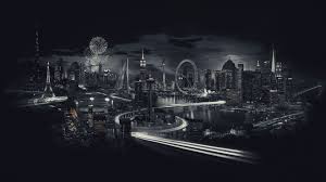 1080p Black And White City Wallpaper 1920x1080 City Black And White Landmarks City Night Wallpaper Skyline World Cities City Skyline