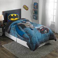 Warner brothers franco kids bedding super soft sheet set, 3 piece twin size, batman. Batman Bed In A Bag Kids Bedding Bundle Set 4 Piece Twin Walmart Com Walmart Com
