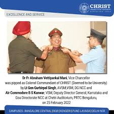 The Pipping Ceremony of Dr Fr Abraham Vettiyankal Mani, Vice Chancellor of… 