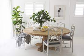 It will be warmer if a family can sit around a dining table and share the the rustic styles of curved benches are available but we have to work harder for this style. A Round Hamptons Style Dining Table Is The Perfect Dining Table Abide Interiors