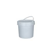 1 Gallon Round Plastic Container - Handle - IPL Commercial Series