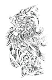 Tattoo Design Of Wizard 22071r Gif 398 614 Wizard Tattoo Vintage Tattoo Vintage Tattoo Design