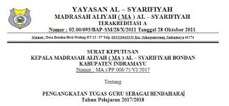 Download contoh sk bendahara bop paud terbaru.doc. Contoh Sk Bendahara Sekolah Madrasah Home