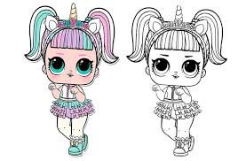 Baixar molde de boneca lol curious q.t para fazer lindos trabalhos. Printable Unicorn Printable Lol Coloring Pages Novocom Top