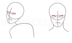 If you are drawing a woman, this egg shape might do well to describe her jawline, but let's say we're drawing a man with a slightly more angular jaw and flatter there is a lot of head above the eyes, as any of us with a receding hairline know. How To Draw A Face Step By Step Drawing Guide By Dawn Dragoart Com