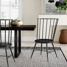 Vecchia Metal Slat Back Side Chair Metal Dining Chairs Dining Chairs Farmhouse Table Chairs