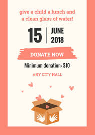 Mungkin sedang berkendara atau leaflet: Free Donation Poster Designs Designcap Poster Maker