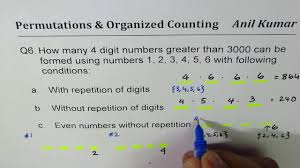 That is, the number of possible combinations is 10*10*10*10 or 10^4, which is equal to 10,000. How Many Combination Of Numbers Can You Make With 4 Digits Youtube