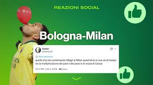 "3 gol imbarazzanti" e "Fofana in versione Kessie": le reazioni social a Bologna-Milan