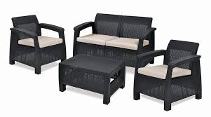 Collection rattan effect 6 seater patio sofa set 2 sofas at argos co uk your. Amazon Deal Of The Day Save 85 Keter Garden Furniture Set 184 99 Latestdeals Co Uk