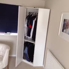 Two 18mm x 35cm spacer boards, as tall as the wardrobe; Ikea Pax Corner Wardrobe In Aylesbury For 60 00 For Sale Shpock