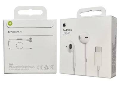 AUDIFONO EARPODS TIPO C IPHONE USB-C CAJA ABIERTA