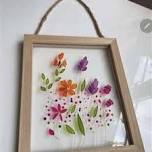 How to make a Glass paint on Frame