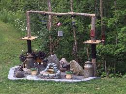 Place the feeders within a good viewing distance from a window, preferably one in a quiet room at a great enough distance to not disturb the birds. Our Bird Feeding Station Fresh Gardening Ideas Bird Feeding Station Garden Bird Feeders Backyard Birds Sanctuary