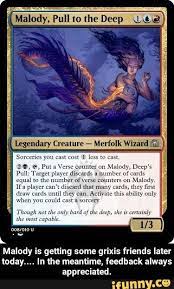 Malody Is Getting Grixis Friends Later Malody Is Getting Some Grixis Friends Later Today In The Meantime Feedback Always Appreciated Ifunny Memes Thoughts Magic The Gathering