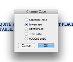 In title case, in this example, 'use', although small, is an important word in the title, and should therefore be capitalised. How To Instantly Change Blocks Of Capitalized Text In Microsoft Word To Lowercase Letters Microsoft Office Wonderhowto