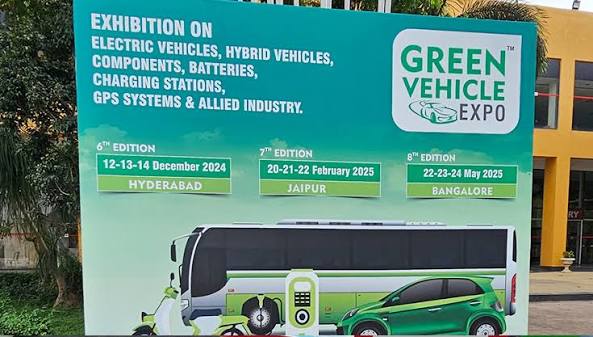 Green Vehicle Expo 2024 — HITEX Exhibition Center, Hyderabad, Telangana, India
