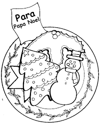 Bolas De Navidad Para Colorear Papa Noel
