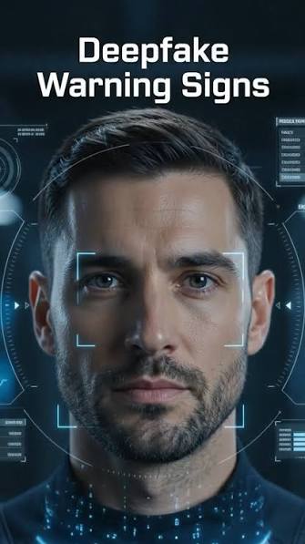 🚨 Can you spot a deepfake? 🤖, AI is getting smarter—and fake videos are getting harder to recognize. Before you believe or share a video, look closely at these 4 deepfake warning signs:, 👄 Unnatural ...