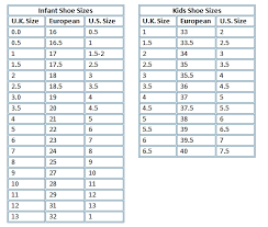 54 precise girls shoe size chart conversion