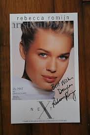 Rebecca Romijn, X-Men, Star Trek, autographed photo, COA