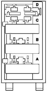 Fuse panel layout diagram parts: Mercedes Benz Ml Class W164 2005 2011 Fuse Diagram Fusecheck Com