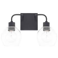 Matte black bathroom vanity lighting. Homeplace By Capital Lighting Tanner Matte Black Bathroom Light 120021mb 426 Destination Lighting