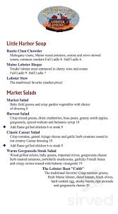Check spelling or type a new query. Stewman S Lobster Pound Menu In Bar Harbor Maine Usa