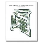 Buy the best printed golf course Scotts Bluff Country Club ...