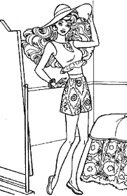 Free Printable Barbie Coloring Pages For Kids Coloring Pages For Girls Barbie Coloring Barbie Coloring Pages