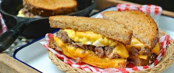 Breakfast sandwich recipes on pdf file with pictures : Sausage Egg Grilled Cheese Swaggerty S Farm