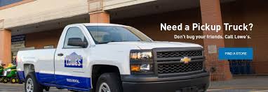 Pickup Truck Rentals At Lowe S