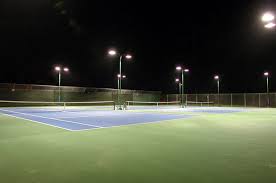 Tennis Court Lighting Project In Canada