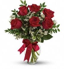For a unique valentines day flower delivery send her a mixed bouquet of lilies, tulips, orchids and carnations. Thoughts Of You Bouquet With Red Roses Red Rose Arrangements Red Rose Bouquet Valentine Flower Arrangements