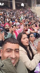 Josh high Seena wide , Sitting where the nation's Heartbeats _Wagah  Border🇮🇳#trending #viral #share #wagahborder